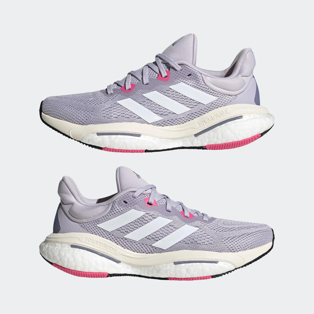 ADIDAS SOLAR GLIDE 6 WOMEN'S RUNNING SHOES - GREY