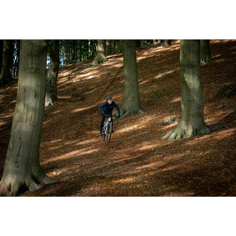 Vélo VTT électrique semi-rigide 27,5" - E-ST 100 Blanc Bleu