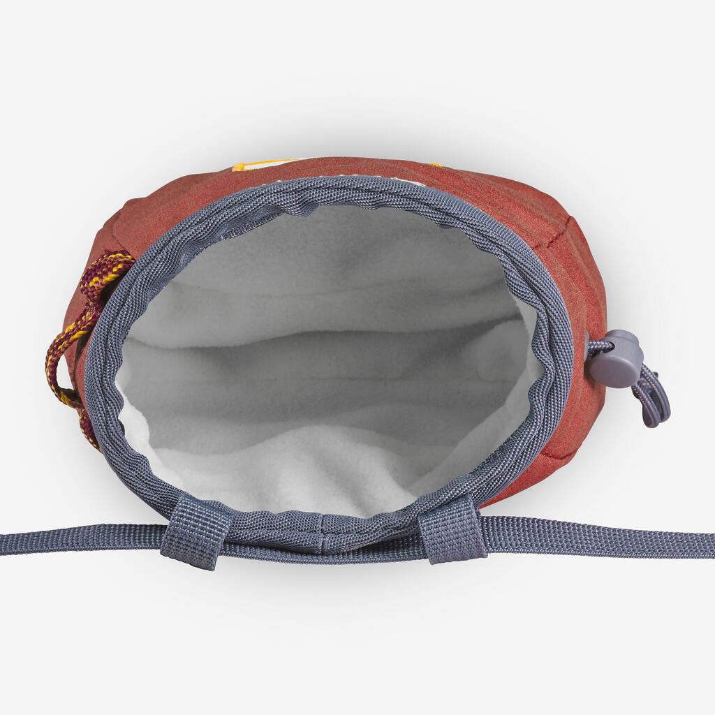 CLIMBING CHALK BAG VERTIKA SIZE L - OCHRE