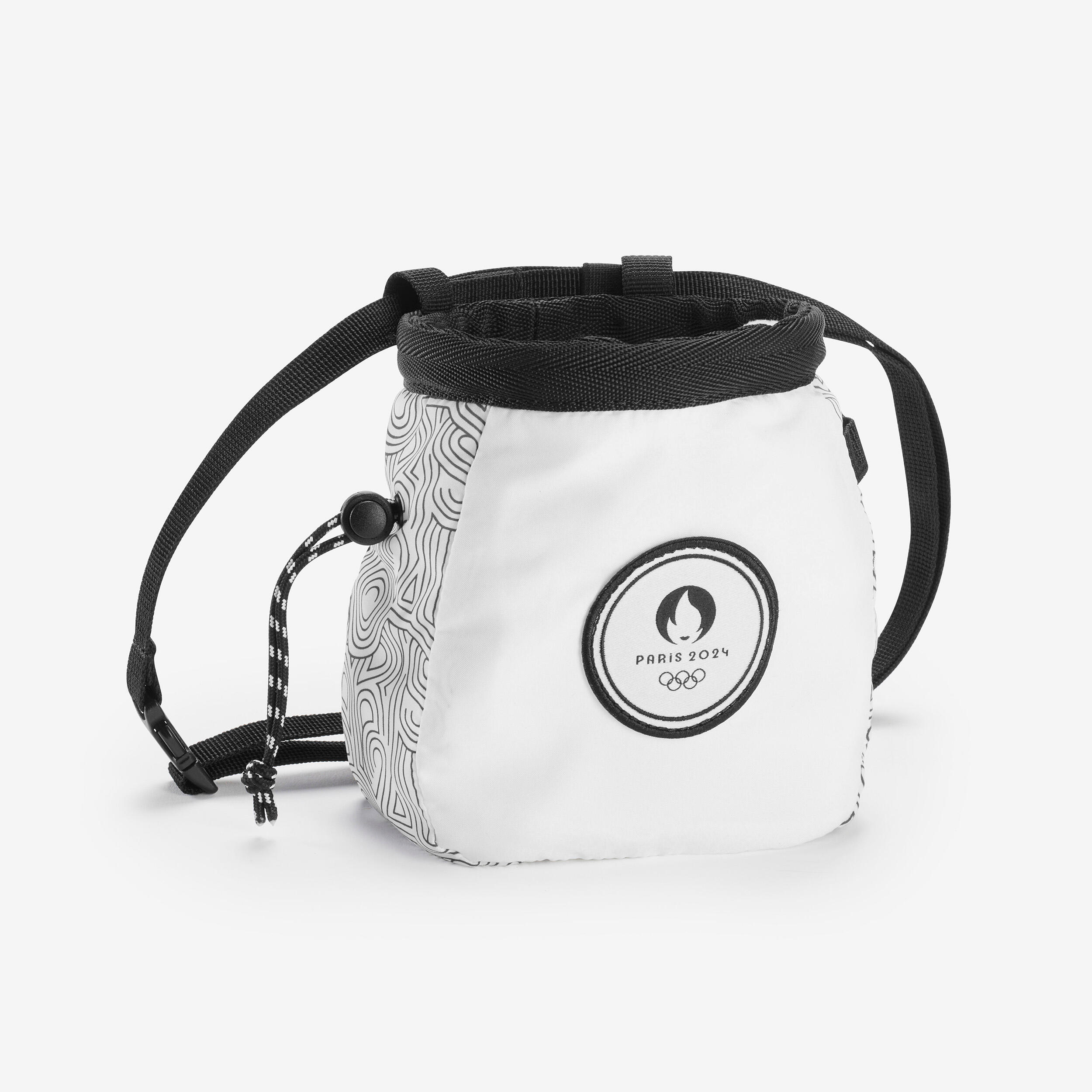 Paris 2024 - Sac A Magnesie D'escalade - Vertika Blanc Paris 2024 - Sac À Magnésie - Escalade Alpi Canyoning Parapente - Blanc - Taille Unique - Decathlon