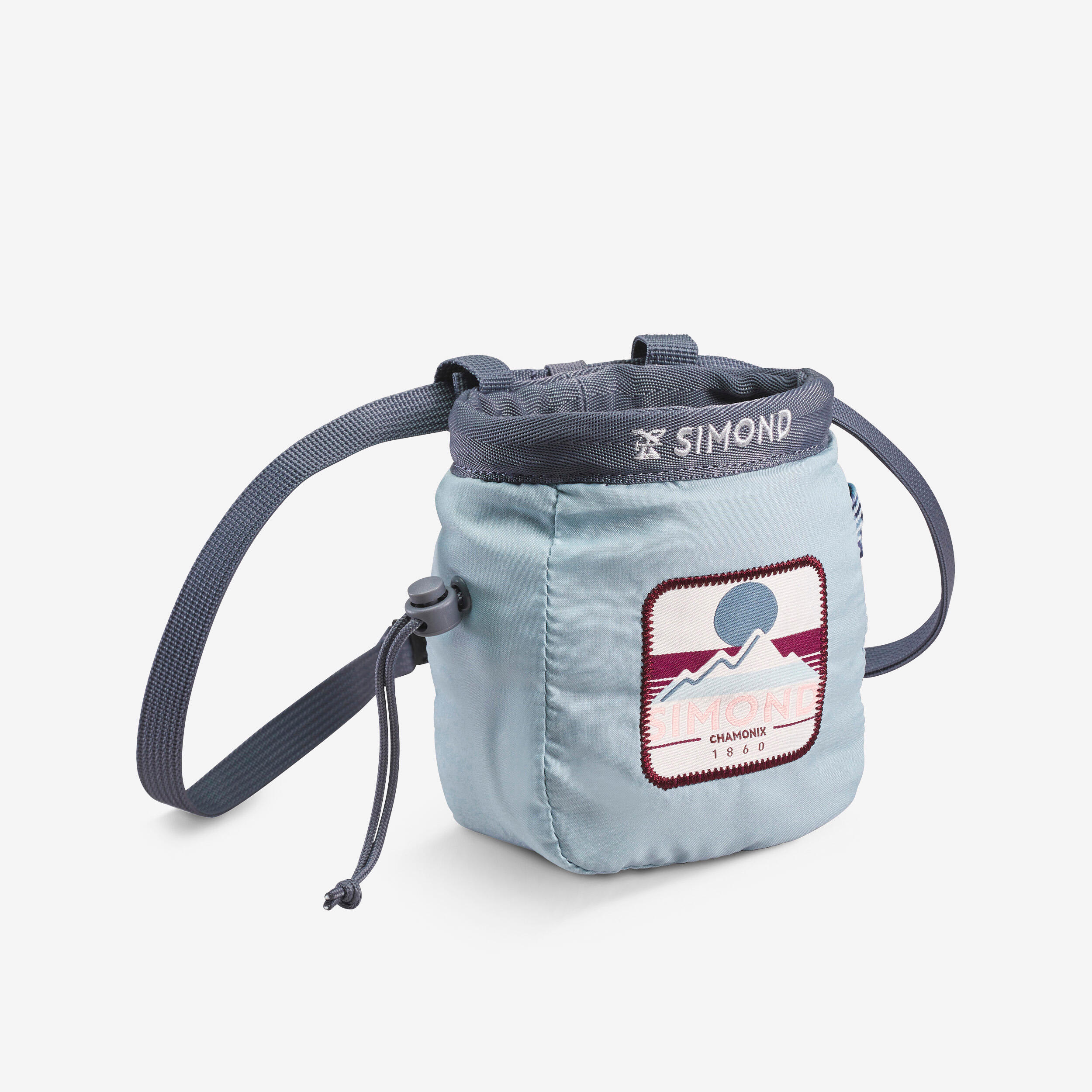 Simond - Sac A Magnesie D'escalade - Vertika Taille M Gris Clair - Sac À Magnésie - Escalade Alpi Canyoning Parapente - Bleu-gris - Taille Unique - Decathlon