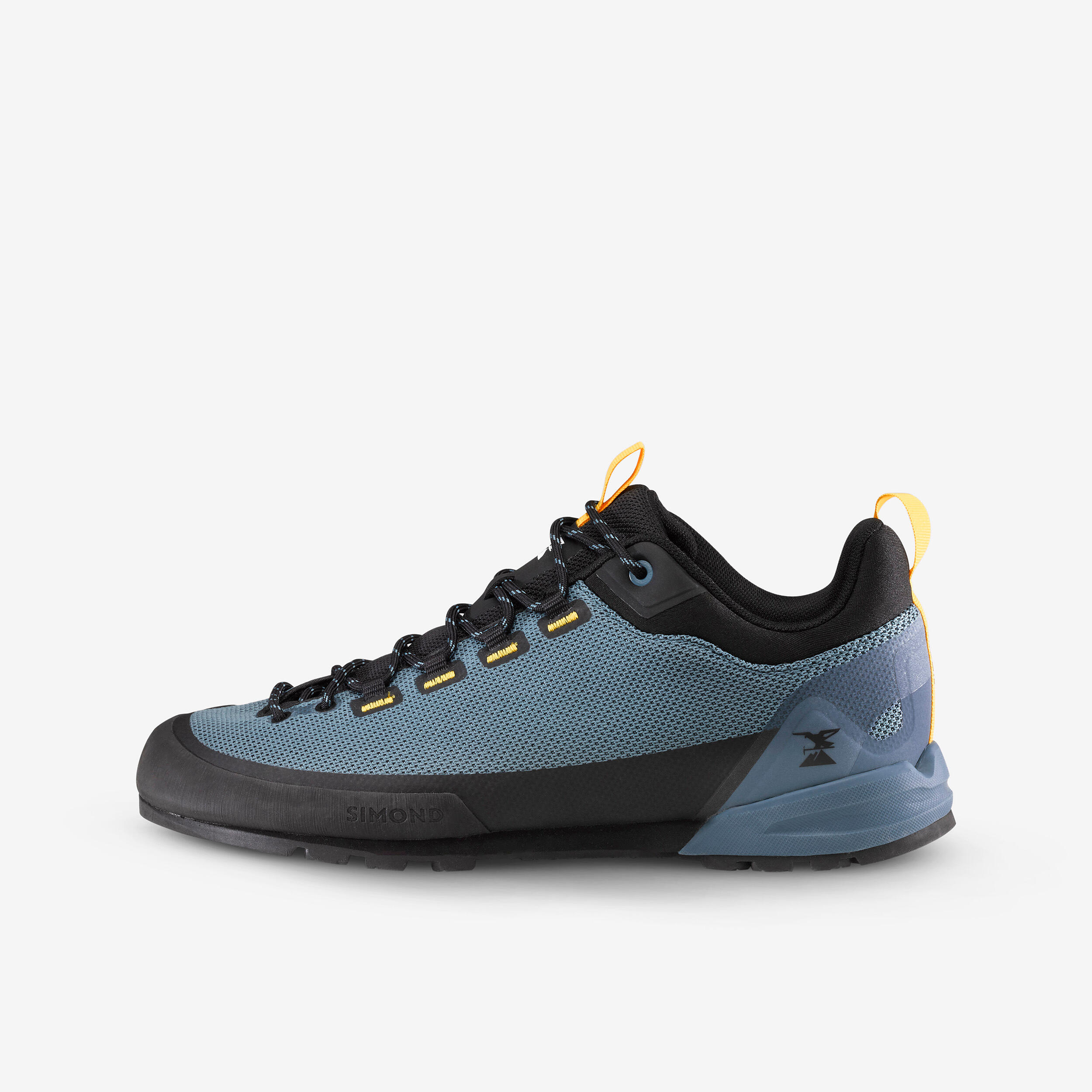 Simond - Chaussure D'approche Homme - Edge Bleu - Chaussure D'approche - Escalade Alpi Canyoning Parapente - Bleu-jaune-orange - 47 - Decathlon