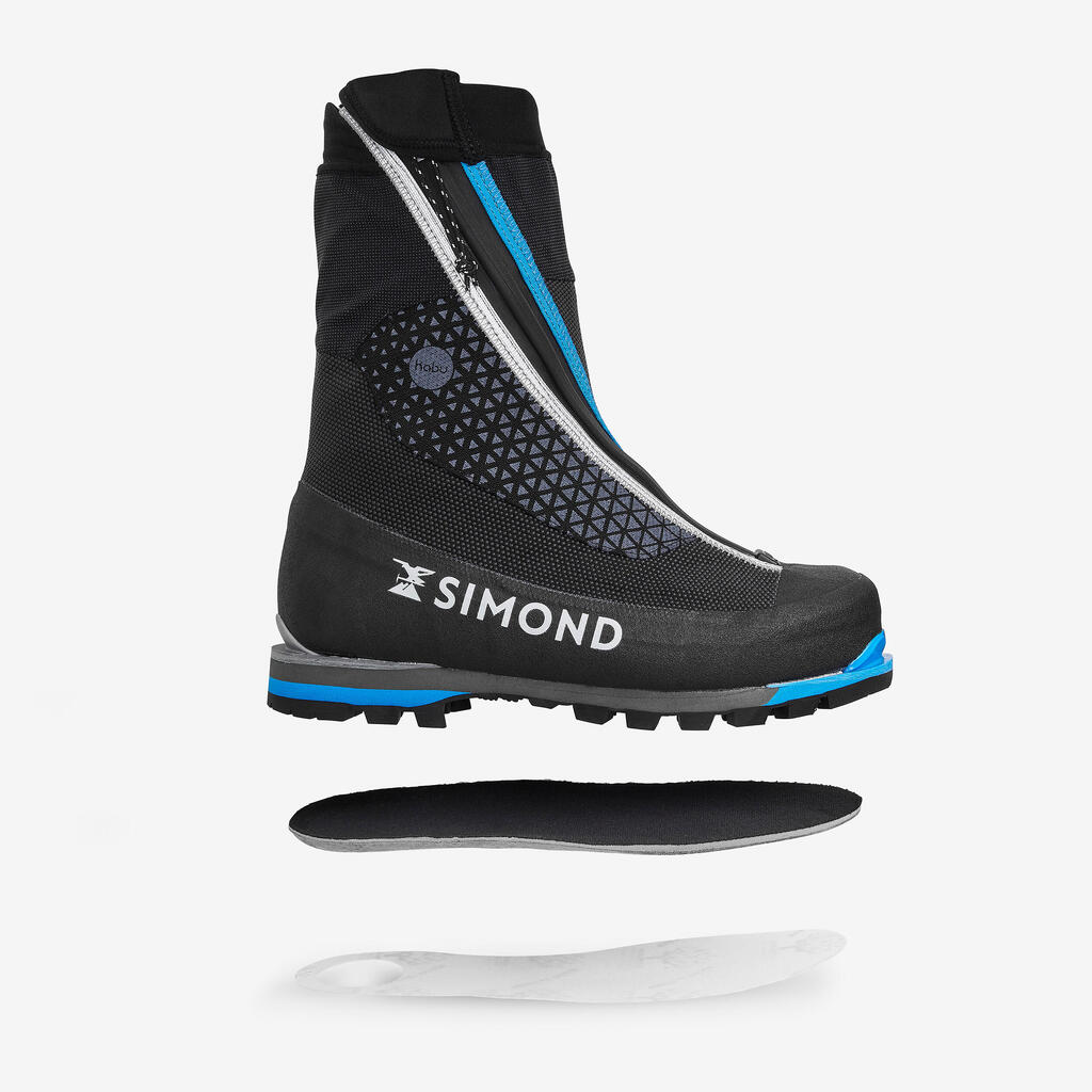 Visų sezonų alpinistiniai batai „Ice“, mėlyni, juodi