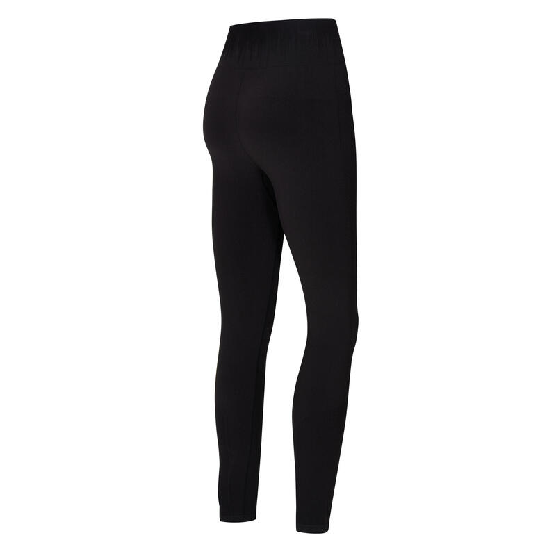 Colanți lungi yoga talie înaltă Negru grafit