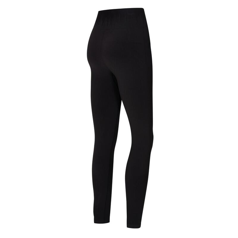 Colanți lungi yoga talie înaltă Negru grafit
