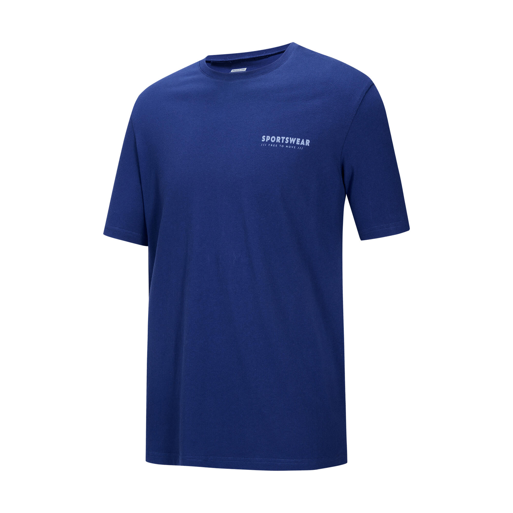 Men's Regular Fit Fitness T-Shirt 500 Cos - Blue