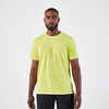 Vīriešu gaisu caurlaid. skriešanas T krekls "Kiprun Run 500" Dry, citrondzeltens