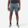 Men's Running Shorts - KIPRUN Run 500 Dry Dark Green Grey