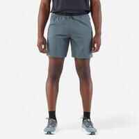 Men's Running Shorts - KIPRUN Run 500 Dry Dark Green Grey