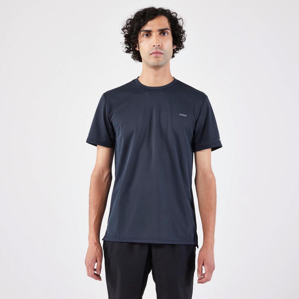 Men's Breathable Running T-shirt KIPRUN Run 500 Dry - Blue