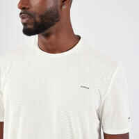 Men's Running Breathable T-shirt KIPRUN Run 500 Dry-Off White