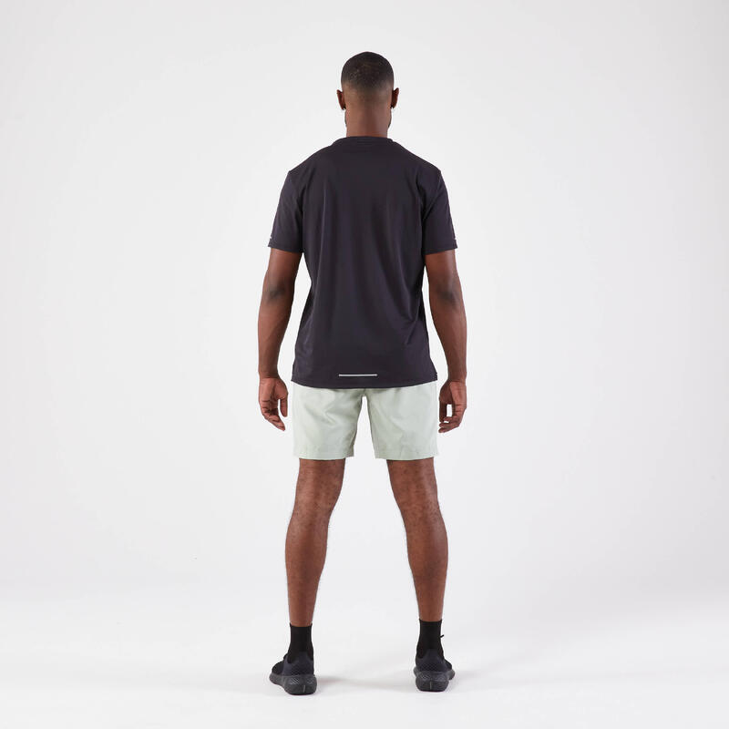 T-shirt de running respirant Homme - KIPRUN Run 500 Dry Noir