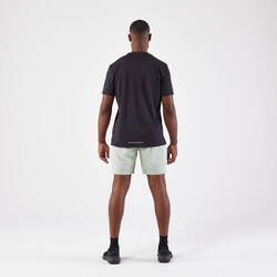 Men's Running Breathable T-shirt KIPRUN Run 500 Dry-Black