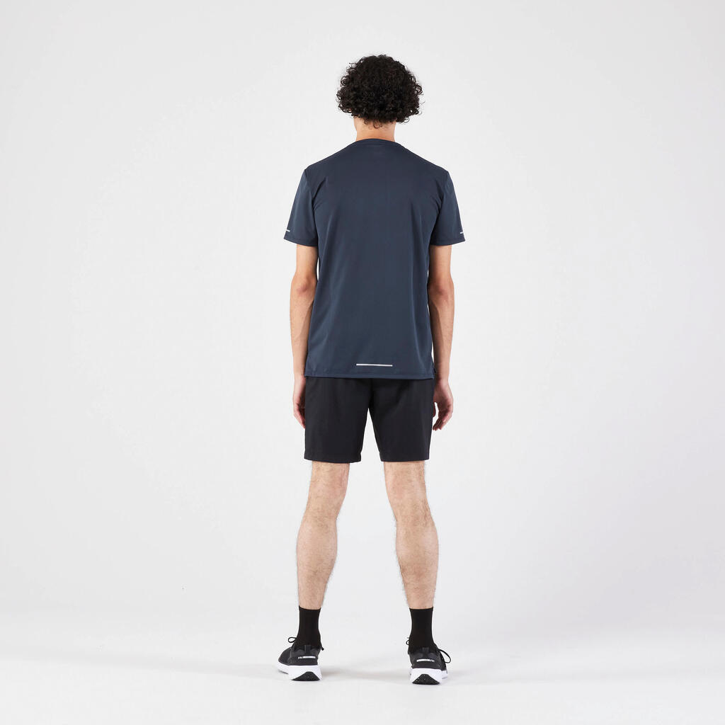 Men's Breathable Running T-shirt KIPRUN Run 500 Dry - Blue