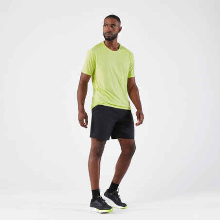 Dry+ men's breathable running T-shirt - yellow