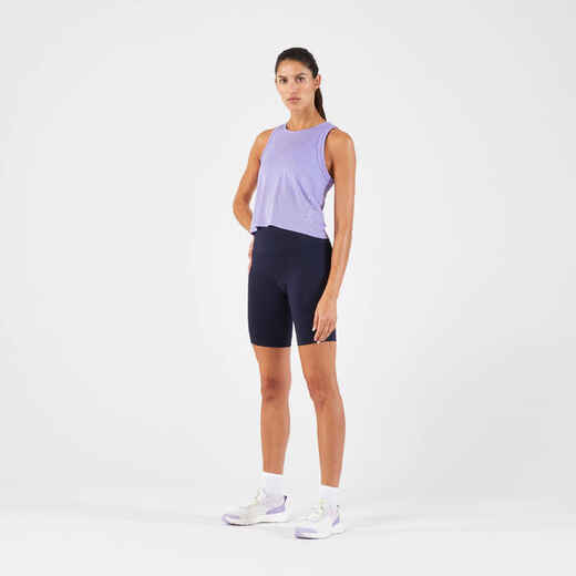 
      Sieviešu gaisu caurlaidīgs skriešanas īss krekls Kiprun “Run 500 Dry”, violets
  