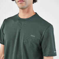 KIPRUN Run 500 Dry Men's Running Breathable T-shirt - Dark green grey