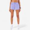 Women's Running & Trail Running Breathable Shorts KIPRUN Run 500 Dry-purple