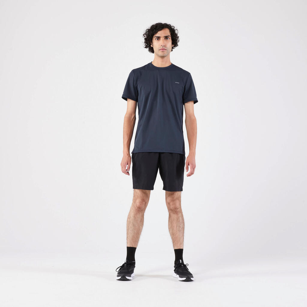 Men's Breathable Running T-shirt KIPRUN Run 500 Dry - Blue