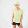 Majica za trčanje Kiprun Run 500 Dry prozračna ženska žuta
