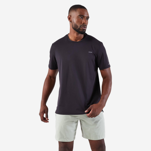 T-shirt de running respirant Homme - KIPRUN Run 500 Dry Noir