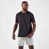 Vīriešu gaisu caurlaidīgs skriešanas T krekls “Kiprun Run 500 Dry”, melns