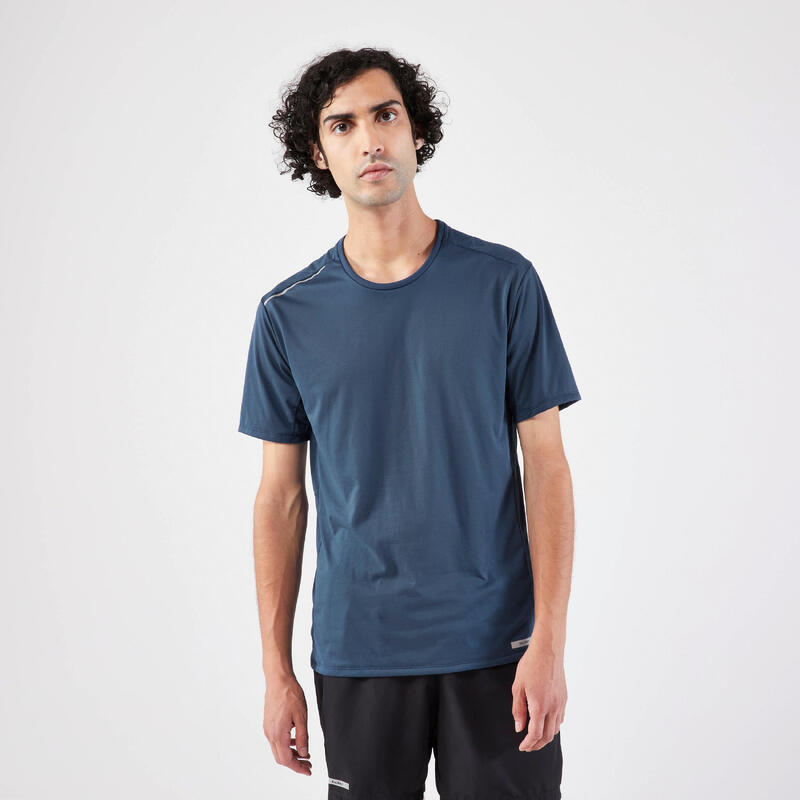 Men's Running Breathable T-shirt KIPRUN Run 500 Dry+ - Blue