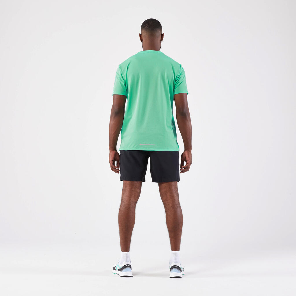 Men's Breathable Running T-shirt KIPRUN Run 500 Dry - Blue