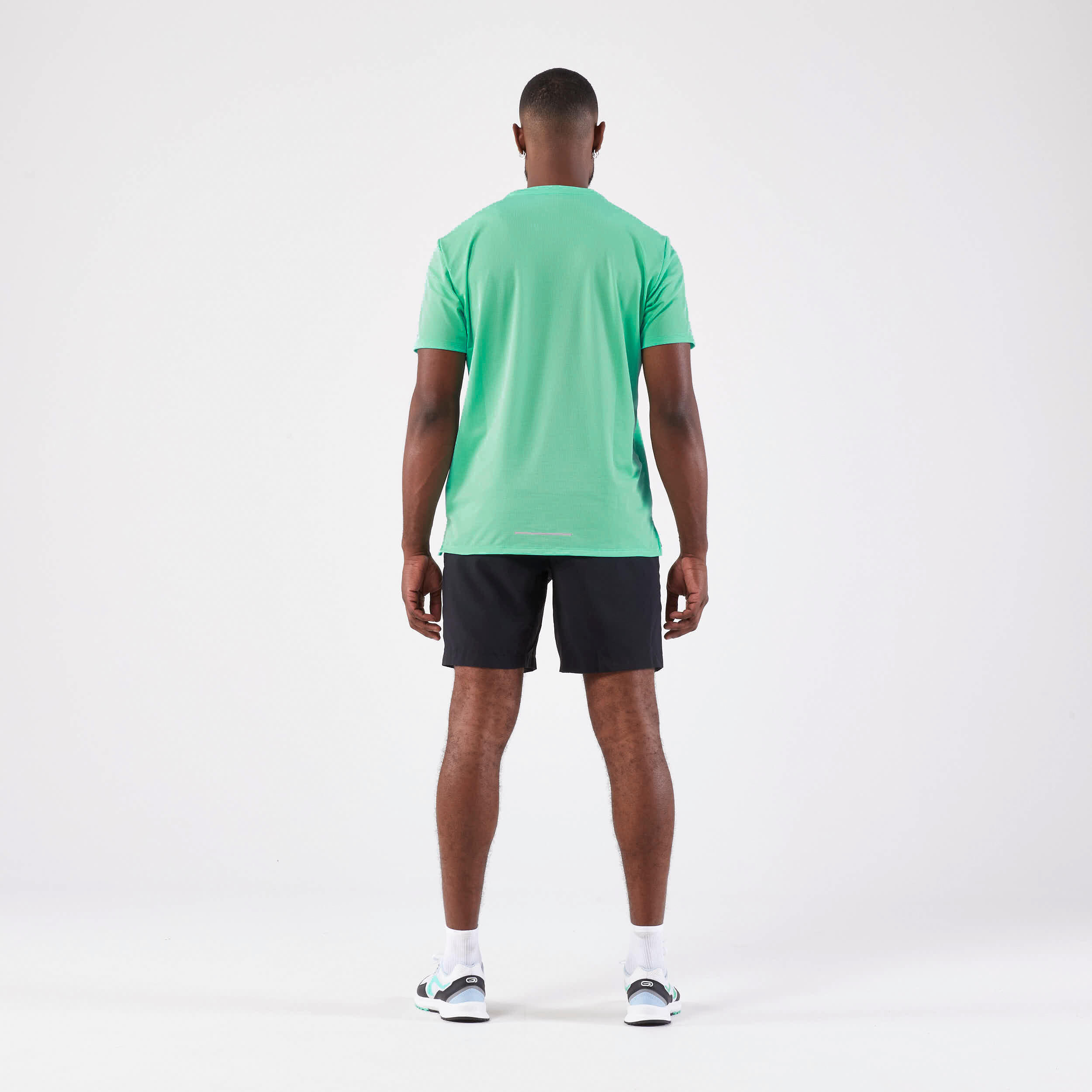 Men's breathable running T-shirt - KIPRUN Run 500 Dry Mint green