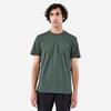 Ademend hardloopshirt met korte mouwen heren Run 500 Dry donker grijsgroen