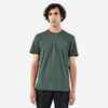 T-shirt de running respirant Homme - KIPRUN Run 500 Dry Vert foncé grisé