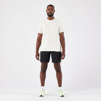 Majica kratkih rukava za trčanje Kiprun Run 500 Dry prozračna ženska - bela