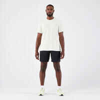 Men's Running Breathable T-shirt KIPRUN Run 500 Dry-Off White