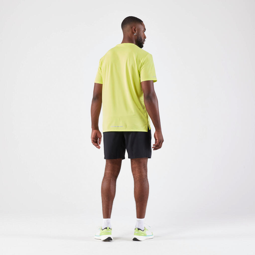 T-shirt de running respirant Homme - KIPRUN Run 500 Dry Noir