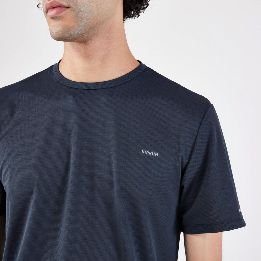 Men's Breathable Running T-shirt KIPRUN Run 500 Dry - Blue