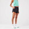 Short running & trail respirant Femme - KIPRUN Run 500 Dry noir