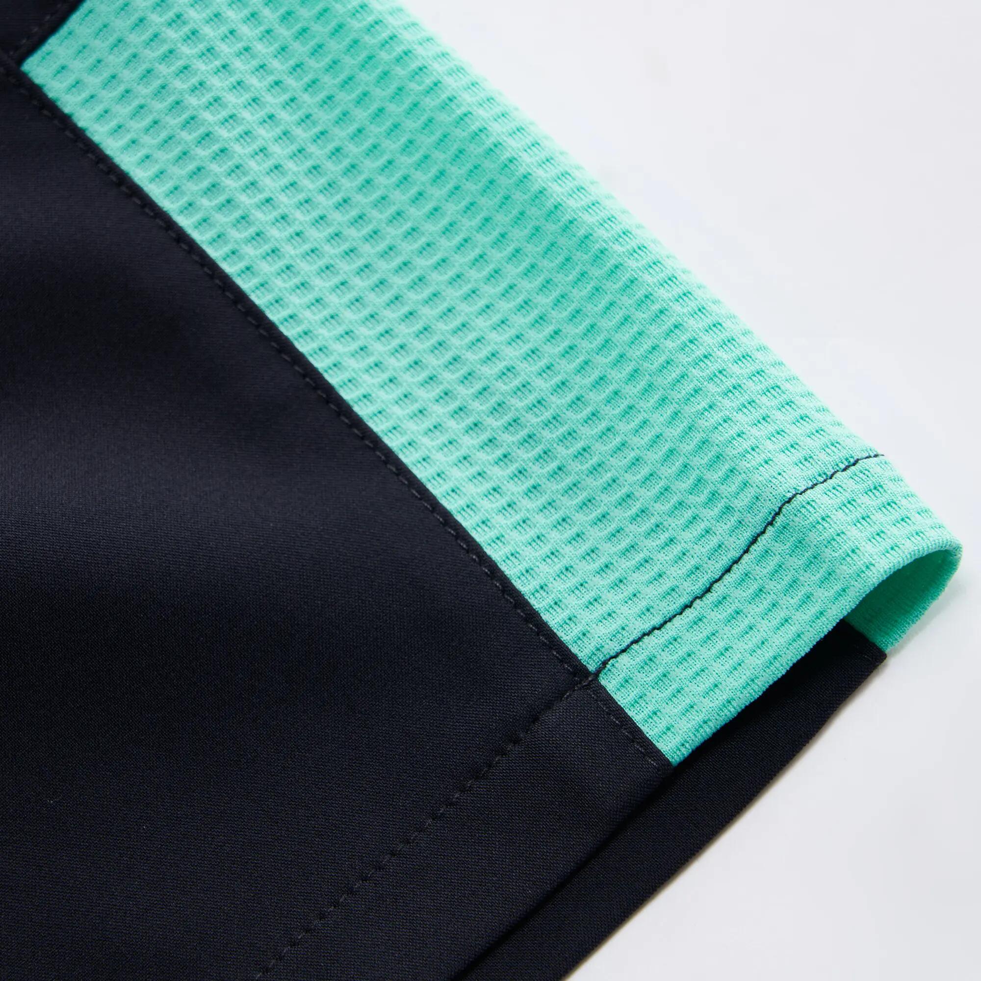 Kids' Breathable Multisport Shorts - Grey/Green 5/10