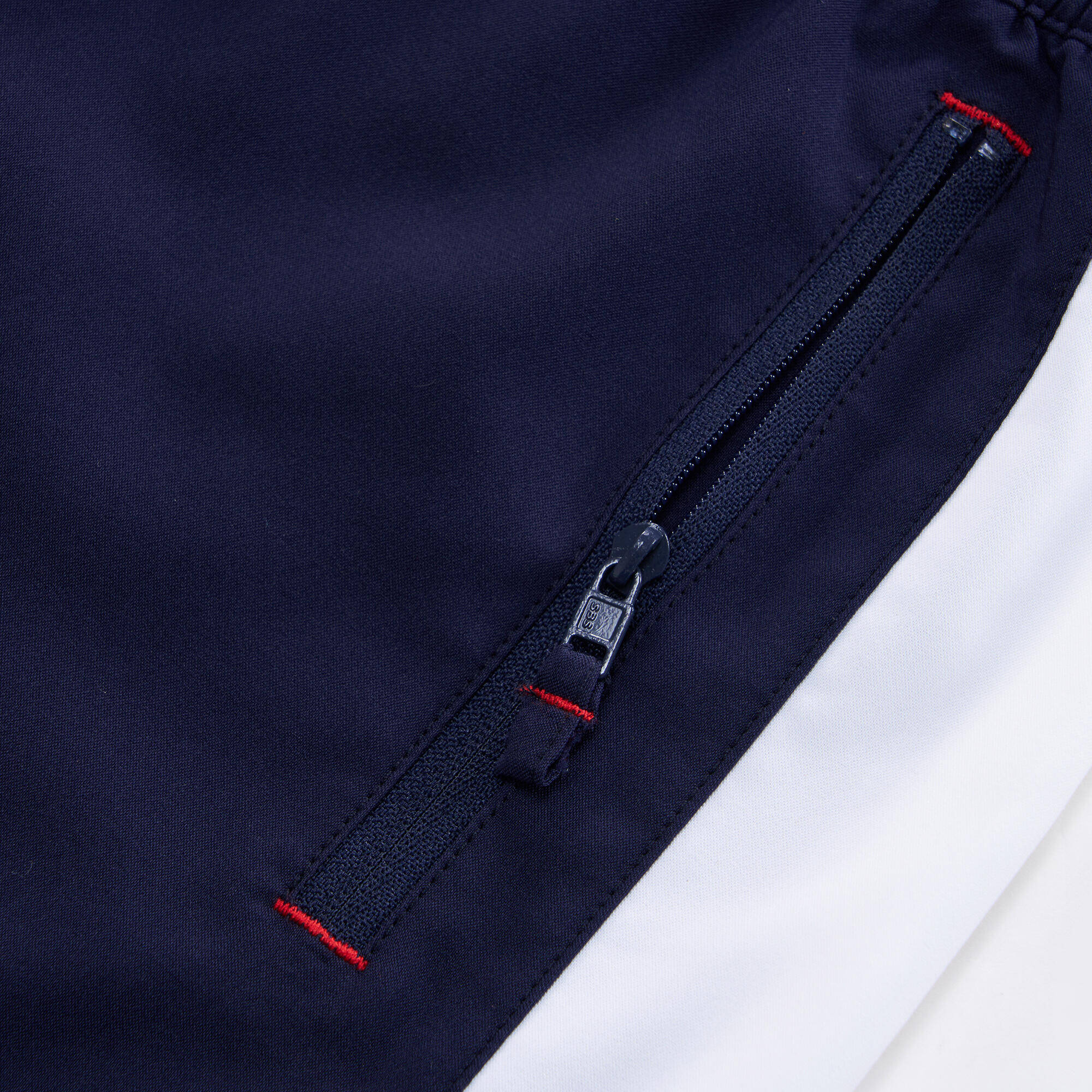 Kids' Breathable Multisport Shorts - Blue/White/Red -  2