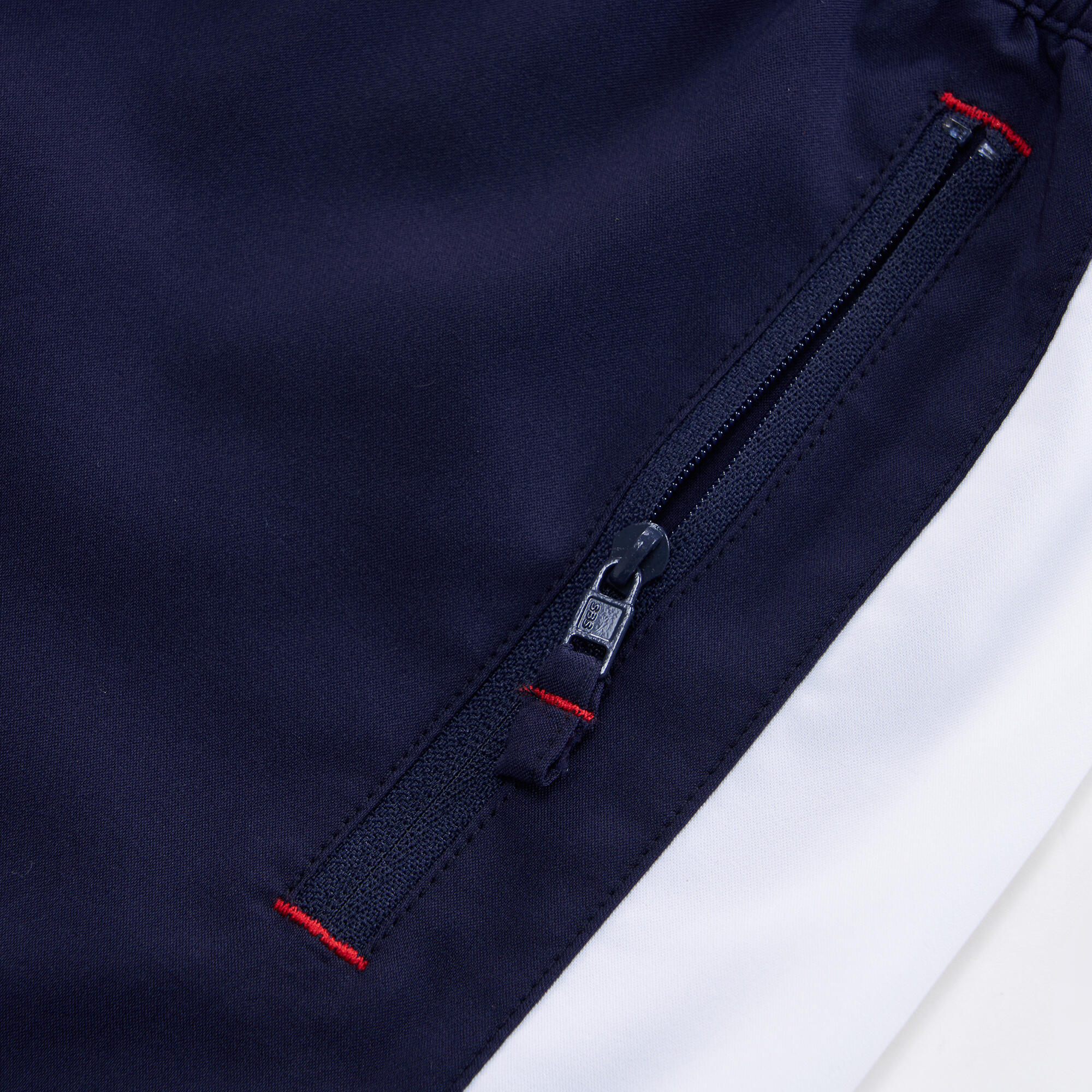 Kids' Breathable Multisport Shorts - Blue/White/Red 4/4