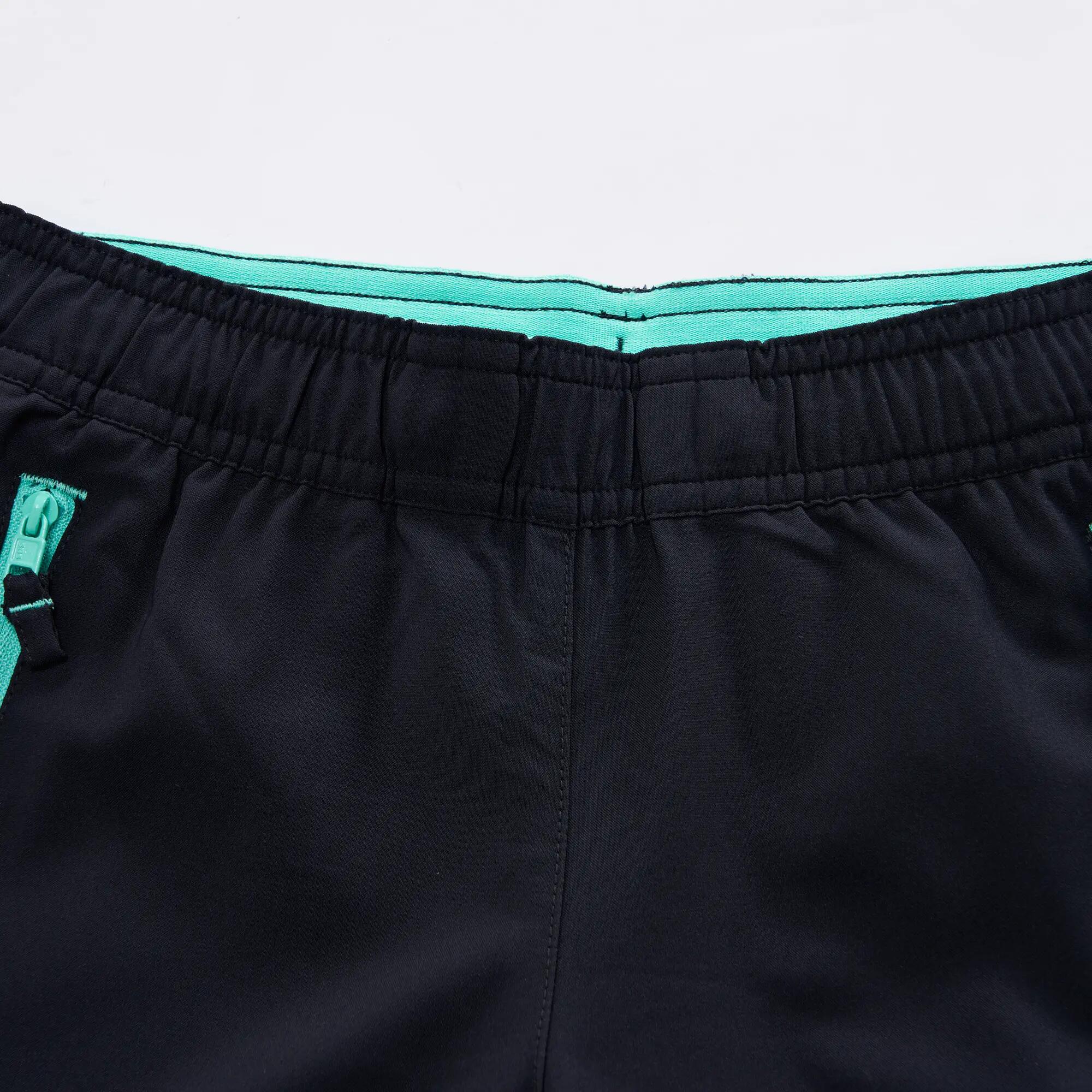 Kids' Breathable Multisport Shorts - Grey/Green 3/10