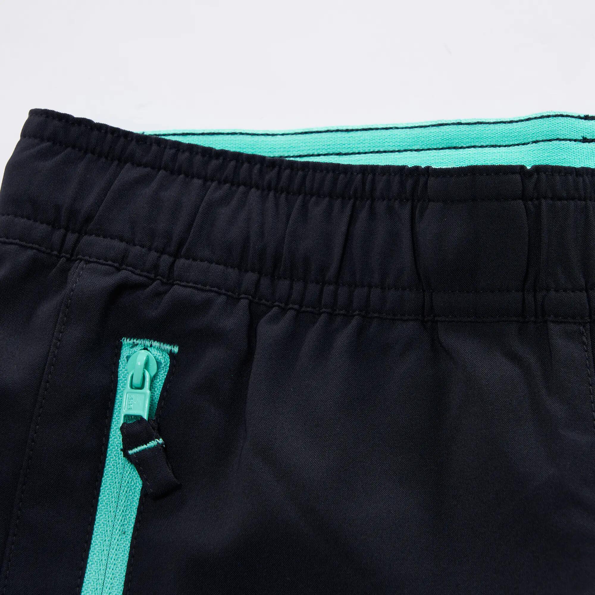 Kids' Breathable Multisport Shorts - Grey/Green 4/10