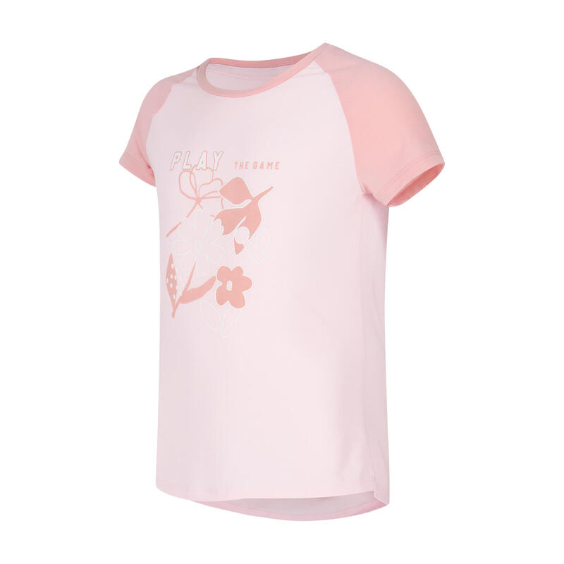 女童透氣 T 恤 s500－粉色