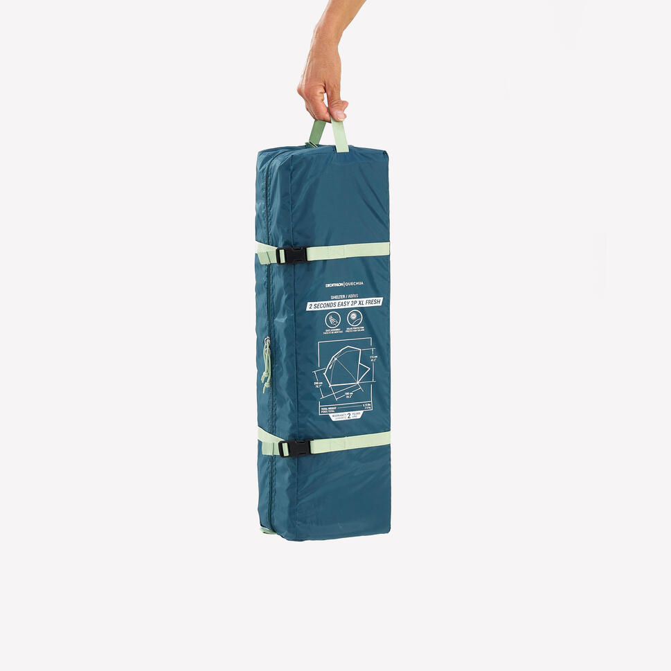 Budka kempingowa Quechua 2 Seconds Easy XL Fresh dla 2 osób dorosłych