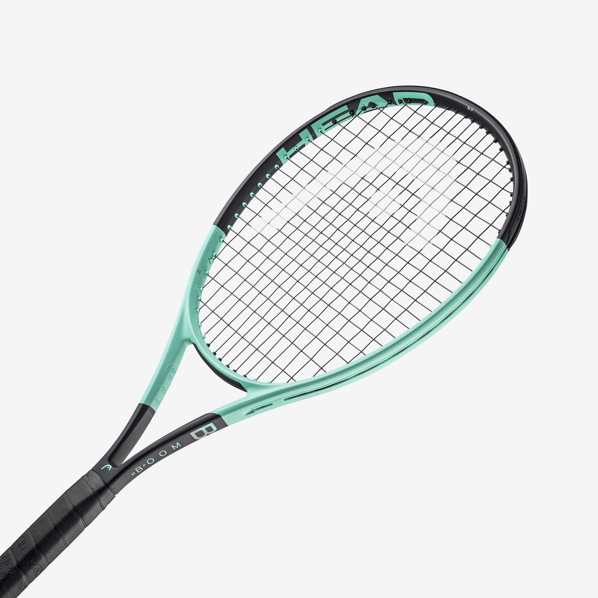 Adult Tennis Racket Auxetic Boom MP 2024 295g - Black/Green 7/7