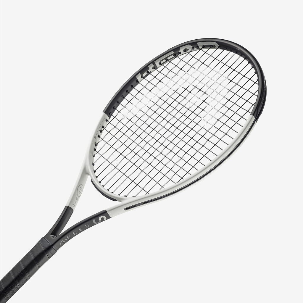 Detská tenisová raketa Graphene 360+ Speed 26 palcov bielo-čierna