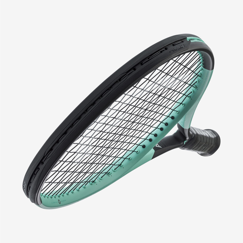 Crno-zeleni reket za tenis AUXETIC BOOM MP 2024 (295 g) za odrasle