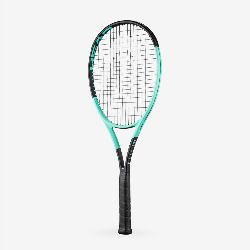 Damen/Herren Tennisschläger - Head Auxetic Boom MP 2024 schwarz/grün 295 g 