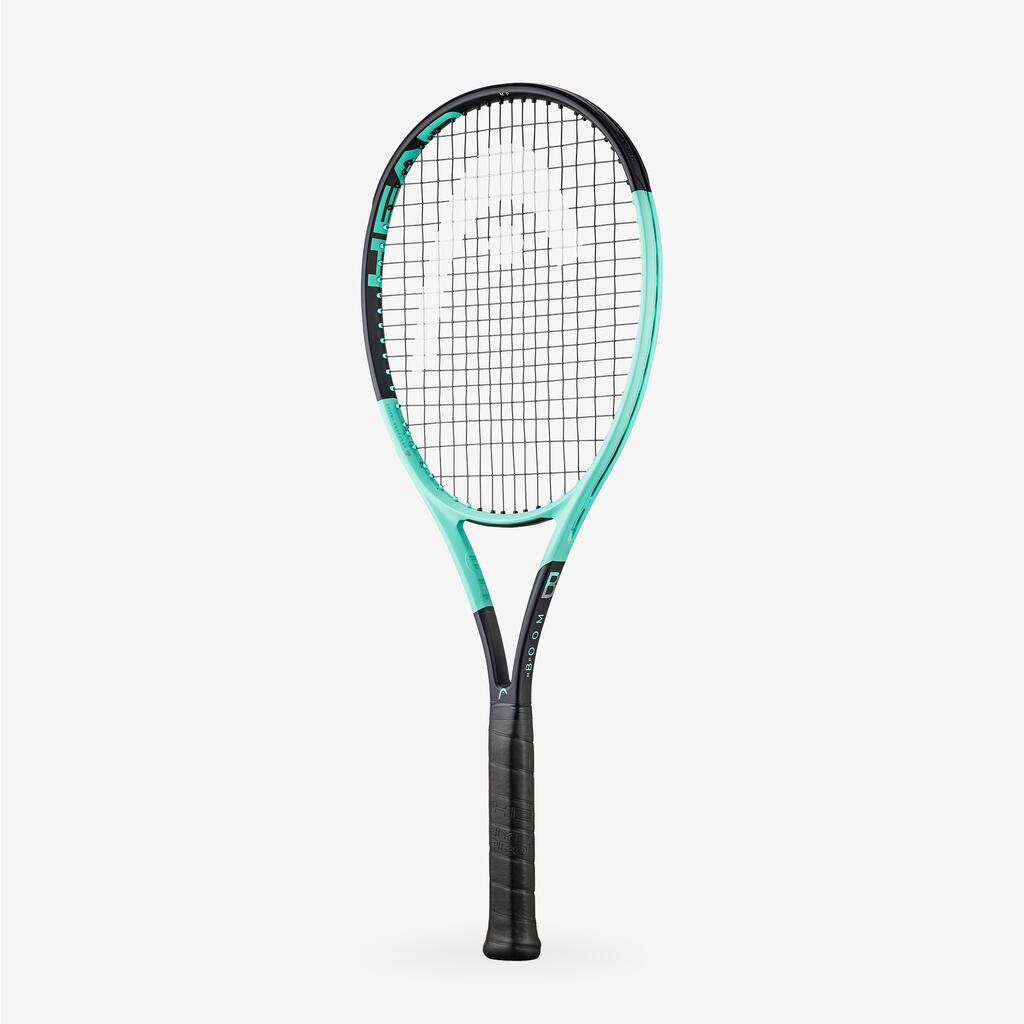 Pieaugušo tenisa rakete “Auxetic Boom MP 2024”, 295 g, melna/zaļa