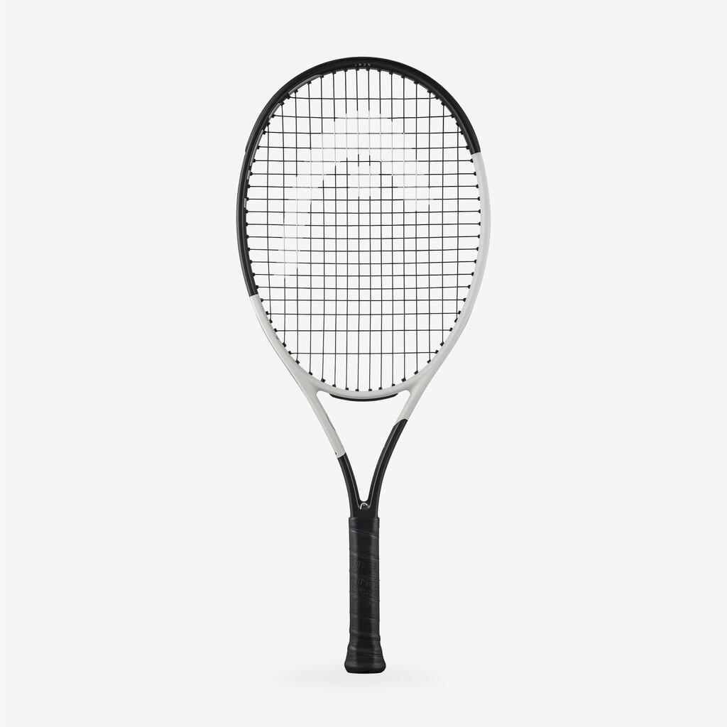 Detská tenisová raketa Graphene 360+ Speed 25 palcov bielo-čierna