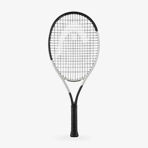 
      Detská tenisová raketa Graphene 360+ Speed 25 palcov bielo-čierna
  